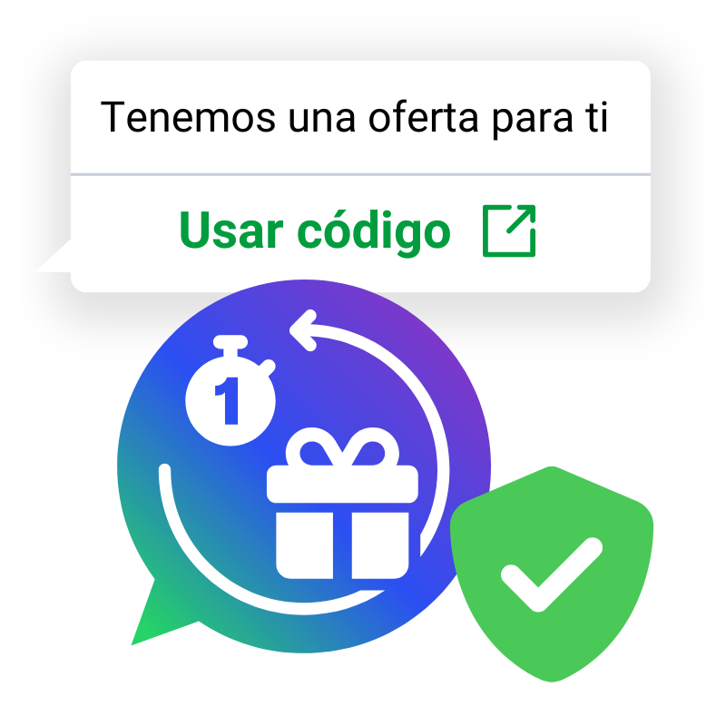 Online to offline one-time gift redemption campaign funcionalidad