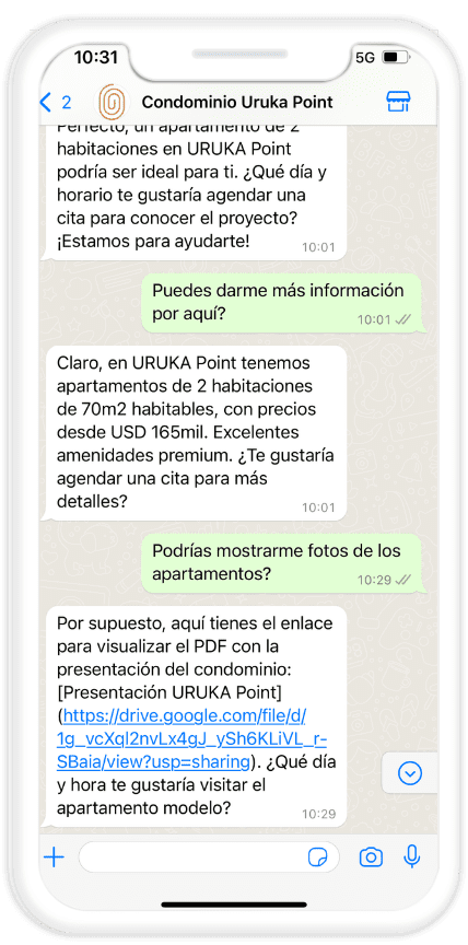 Historia de éxito Proyectos Cordillera WhatsApp