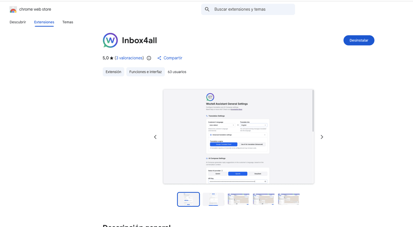 WhatsApp Inbox4all Extension for Chrome