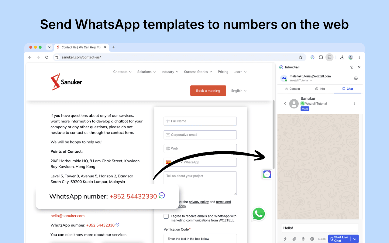 WhatsApp Inbox4all Extension for Chrome